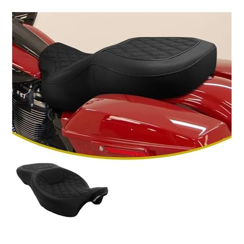 Cojín de asiento de PU para pasajero de moto Touring Road King 2009-2022 4