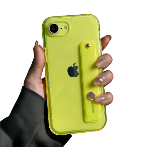 siduater Strap Case for iPhone 17e / iPhone 16e, Neon Green