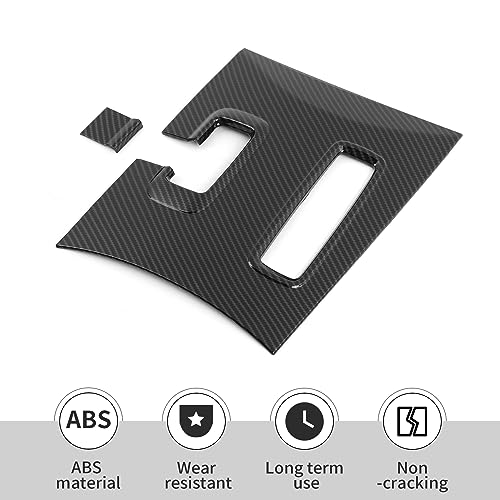 Linskip Gear Shift Panel Trim Compatible with Chrysler 300 & Dodge Charger 2011 2012 2013 2014, Charger Gear Shift Cover, Charger Interior Accessories(Carbon Fiber Pattern) by Linskip - Image 2