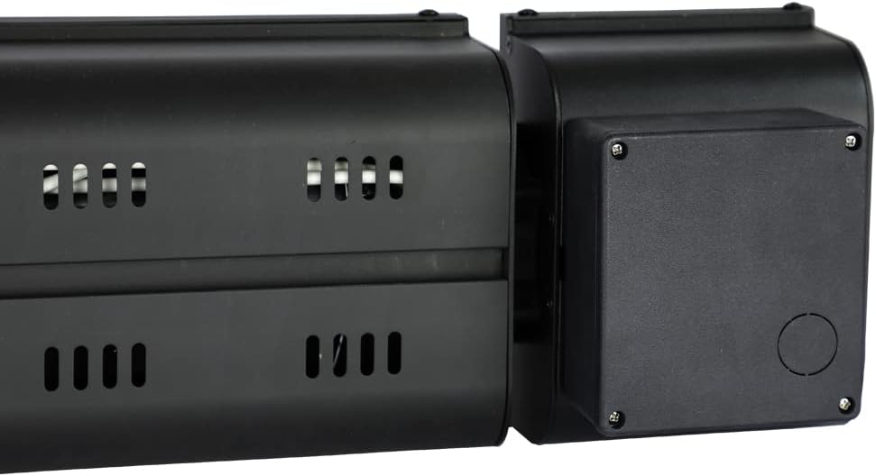 KING RKX2445-RMTX-BLK Electric Indoor/Outdoor Infrared Radiant Heater w/Remote, 61", 4500W / 240V