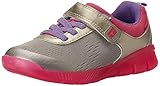 Stride Rite Girl's Made2Play Lighted Neo Sneaker, Silver, 1.5 W US Little Kid