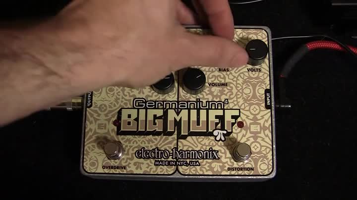 Electro-Harmonix - Pedal de distorsión overdrive Germanium 4 Big
