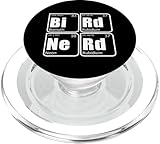 Photo Gallery bird nerd tavola periodica degli elementi birding watcher meme popsockets popgrip per magsafe