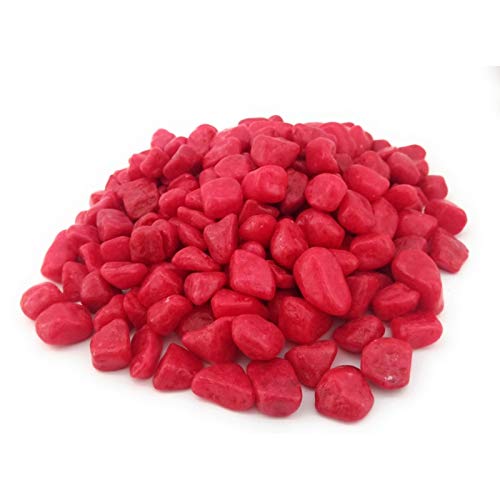 Color Stone Polished Colored Stone Marble Pebbles for Home Garden Aquarium Outdoor Decoration (Red, 5 Kg) (B08WK9NS1C) Amazon Price History, Amazon Price Tracker