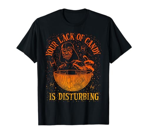 T-shirt Star Wars Vader imprimé graphique Halloween au motif de bonbons exclusif