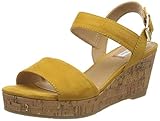 Sohle: Synthetik s.Oliver Damen 5-5-28334-24 Riemchensandalen, Gelb (Saffron 601), 41