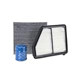 17220-5BA-A00 Engine Air Filter & 15400-PLM-A02 Oil Filter & 80292-TF0-G01 Cabin Air Filter Fit for