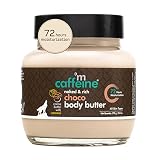 MCaffeine Cocoa & Shea Body Butter for Dry Skin | 100% Vegan & Natural | Deep Moisturizing Body Crea