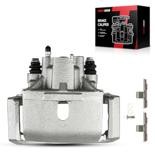 Image of Torchbeam Rear Brake Caliper Left for Ram 1500 2011-2018, Dodge Ram 1500 2002-2010, Ram 1500 Classic 2019-2023, Durango 2004-2009, Chrysler Aspen 2007-2009, Rear Left Caliper with Bracket 18B4837