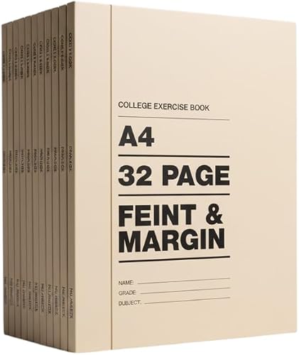 A4 College Books – 32 Pages F/M (Pack of 10)