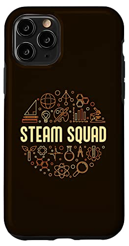 STEAM Squad - �Ȋw�A�Z�p�A�H�w�A�A�[�g�A���w �X�}�z�P�[�X iPhone 11 Pro �p
