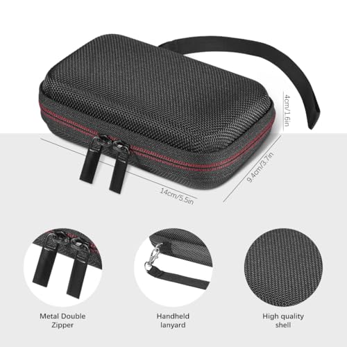 Image of ZORBES Hard Carrying Case for Samsung T5 EVO Portable SSD 2TB 4TB 8TB USB 3.2 Gen 1 External Solid State Drive Hard EVA Shockproof Water-Resistant Protective Storage Travel Bag, Only Case