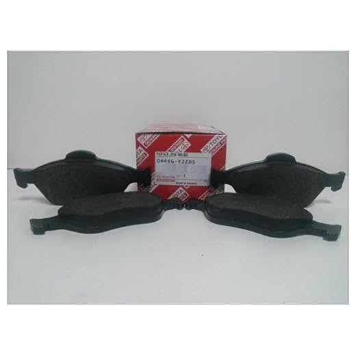 Äkta Toyota Yaris 2006-14 främre bromsbelägg 04465-YZZDS