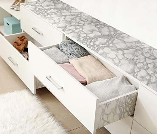 Fablon FAB12011 Marble Grey Blue 67.5cm x 2M roll