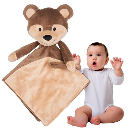 Image of Riff Raff Baby Sleep Toy Soother - Musical Plush Bear with White Noise & Lullaby - Lovey Security Blanket for Newborns & Infants
