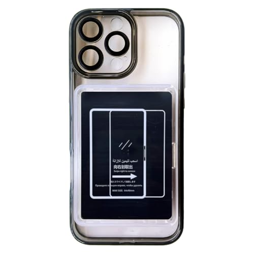 Étui noir iPhone 17 protège carte Pokémon et pochette top loader intégrée - 2