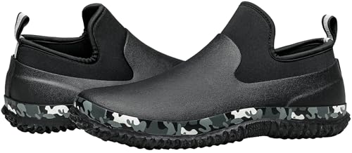 TENGTA Unisex Waterproof Garden Mud Shoes Mens Rubber Gardening Rain Boots for Women Car Wash Footwear3