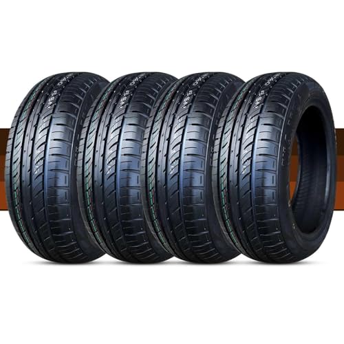 4PC 145/60R13 Neumático Coche Tubeless Resistente al Desgaste 145/60/13 Índice de Carga 66N y 145 60 13 Neumático Todas Estaciones para Coches Compactos – 300 kPa 300 kg