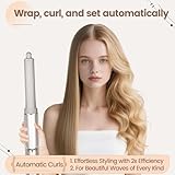 AFDD 1.2in Long Hair Curling Barrel Attachment Compatible with Shark FlexStyle, Self-Curling Accessories for Shark Flex Style HD400 Series with Both Curl Directions for Defined Curls - Image 4