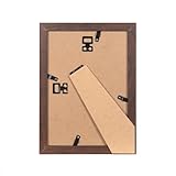 Scholar Tree Walnut A5/21X14.8cm Photo Frames Set of 4, Wooden Picture Frames for Freestanding and Wall Mountable - Image 5