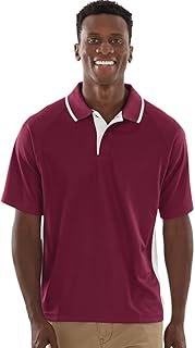 Charles River Apparel Men’s Color Blocked Wicking Polo, Athletic Performance Golf & Tennis Shirt