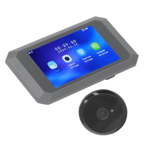 Video-Guckloch, Gucklochkamera mit 135-Grad-Sicht, IR-Nachtsicht, Mehrere Funktionen für Zuhause