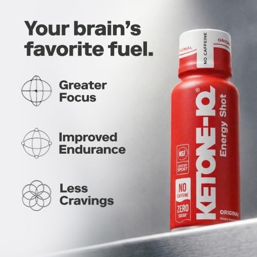 Image of Ketone-IQ No Caffeine Ketone Shots for Focus, Original, 24 Pack