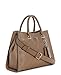 Imagen de GUESS bolso bandolera Cresidia II Society Satchel Dark Taupe marrón topo