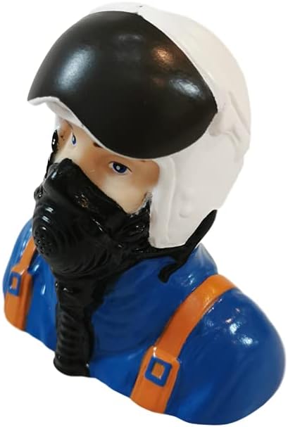 1/6 Pilot Figures Hand Painted for RC Airplanes Model Plane Aircraft Warbird Sport Jet Car Boat Drone Toy Driver