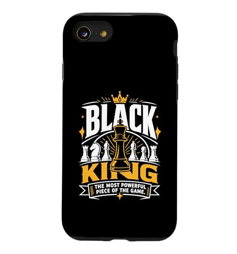 Black King The Most Powder's Piece of The Game �X�}�z�P�[�X iPhone SE (2020) / 7 / 8 �p