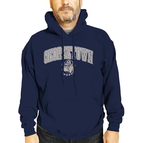 Campus Colors Georgetown Hoyas Arch & Logo Gameday Hoodie - NCAA College Hooded Sweatshirt - Navy X-Large by Campus Colors - Used condition - US$21.52