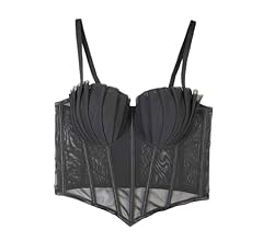 Bustino Reggiseno Corto Donna - Gilet Moda Clubwear Per Feste E Serate - Foto 3