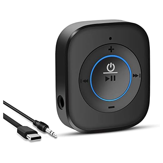 Friencity Bluetooth 5.0 Receiver for Car, Aux Bluetooth Car Adapter for Wired Speakers/ Headphones/ Home Music Streaming Stereo, Easy Control On/Off Slider, 3.5mm Aux/ RCA, 15-Hour Battery Life