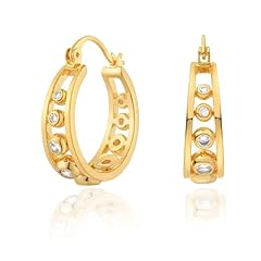 Gold CZ Circle
