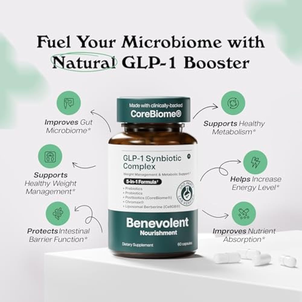 Benevolent Glp-1 Support | 5-in-1 Synbiotic with Liberia | Ubuy