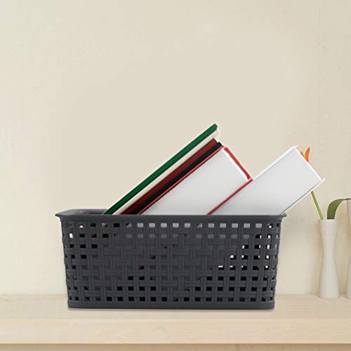 Nesmilers 6 Packs Woven Storage Baskets, Small Cupboard Baskets #TOP5