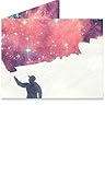 mighty wallet | Minimalist Tyvek Wallet | Front Pocket Wallet | Slim Wallet | Painting the Universe