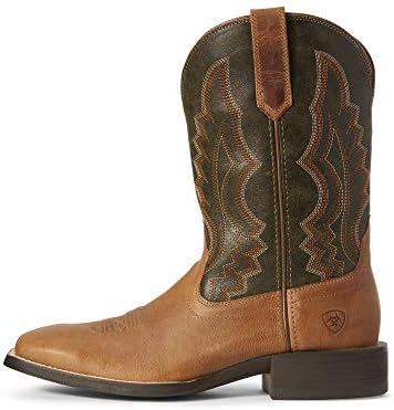 Ariat Mens Sport Riggin Western Boot Sassy Brown/Bravo Brown 12 Wide | Image 1