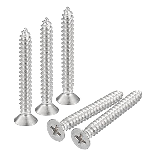 uxcell vis tôle #10x1-1/2 acier inoxydable 304 25 mcx