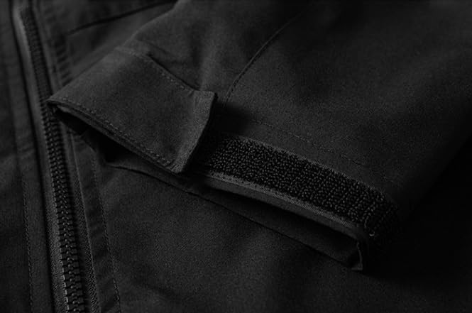 Mens Hooded Outdoor Hiking Jacket Windproof Waterproof Casual Shell Jackets Outerwear