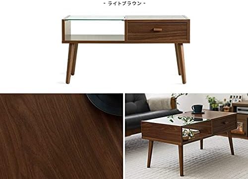 Amazon.co.jp: テーブル ローテーブル 収納 ガラステーブル ガラス