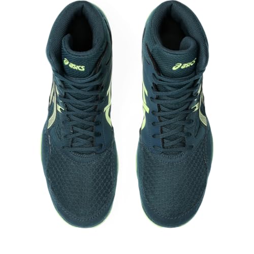 ASICS ASICS Men's Snapdown 4 Wrestling Shoes, 10.5, Tranquil Teal/Lucid Yellow
