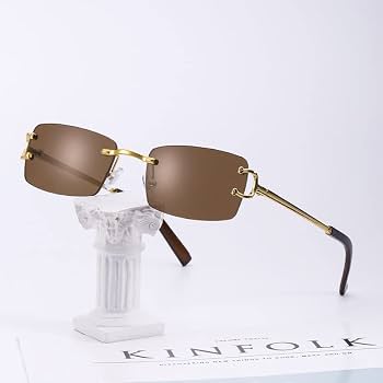 Rectangle Polygon Polarized Sunglasses for Women Men Retro  display picture 3