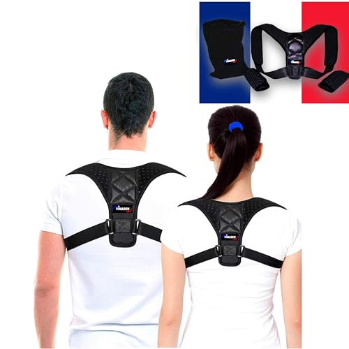 Correcteur De Posture Taille L/XL Réglable, Homme et Femme, Ceinture Dorsale pour Maintien Dos, Idéal pour Soulager Les Douleurs Dorsales, Cervicales,...