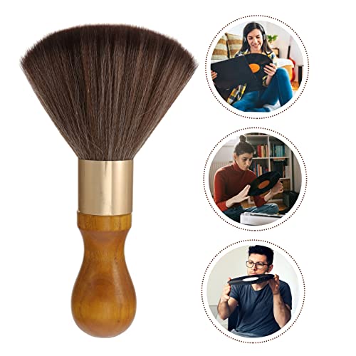 Parliky Brush Lp Handle Clean Turntable For Nail Wooden Cleaner Vinyl Haircut Shoes Brushes Soft Tools Cd Dust Cleaning Player Record Album Records Super Duster Cartridge #TOP1