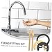 STOBOK 1Set Kitchen Faucet Fixing Tool with Dual Mounting Circlip and Gaskets for Easy Installation and Replacement Needs Sink and Wash Basin Durable Accessory for Faucet Parts