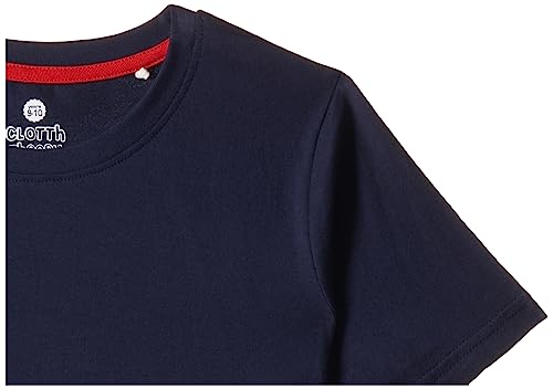 Image of Boys Plain T-Shirt Cotton Rich | Round Neck Half Sleeve Kids Tee | Ultra Soft Bio-Washed Fabric | Comfortable Stylish