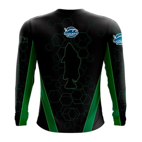 Camiseta de Pesca Concept Fish com Proteção UV do Infantil ao Adulto X3 Tucunaré Tamanho:Big 2X