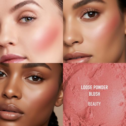 bareMinerals Loose Mineral Powder Blush, Buildable Coverage, Naturally Luminous Lightweight Vegan Blush Powder, Ideally for All Skin Types, Talc-Free, Cruelty-Free