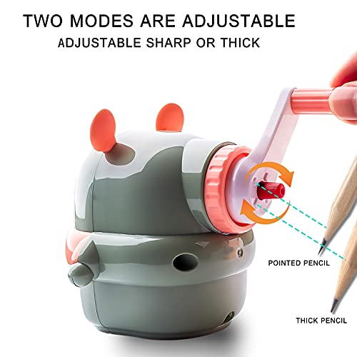 Pencil Sharpener, Cute Manual Pencil Sharpener For Kids, Pencil Sharpener For Colored, Pencils Pencil Sharpener Handheld #TOP4